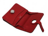 HERMES Dogon エルメス 新作＆送料込　ドゴンコインケース レッド トゴ シルバー金具 HRQ-b038