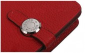 HERMES Dogon エルメス 新作＆送料込　ドゴンコインケース レッド トゴ シルバー金具 HRQ-b038