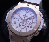 HUBLOT　ビッグ・バン ホワイトダイヤル PG 薄ブルーコーティング クオーツ hb008