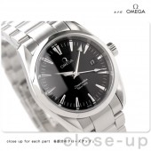 オメガ 腕時計 ＆送料込 OMEGA シーマスター アクアテラ ボーイズ 腕時計 デイト クォーツ ブラック2518.50