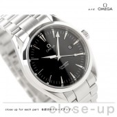 オメガ 腕時計 ＆送料込 OMEGA シーマスター アクアテラ メンズ 腕時計 デイト クォーツ ブラック2517.50