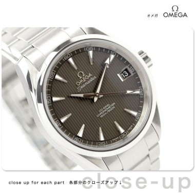オメガ 腕時計 ＆送料込 OMEGA シーマスター アクアテラ コーアクシャル メンズ 腕時計 デイト グレー231.10.39.21.06.001