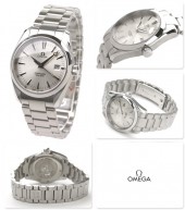 オメガ 腕時計 ＆送料込 OMEGA シーマスター アクアテラ ボーイズ 腕時計 デイト クォーツ シルバー2518.30