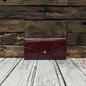 ルイヴィトン ポルトフォイユ・サラ　モノグラム・ヴェルニ　カードケース　 小銭入れ 長財布 アマラント M90152