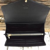 ルイヴィトン ポルトフォイユ・サラ　モノグラム・ヴェルニ　カードケース　 小銭入れ 長財布 ブラック M90152