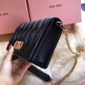miumiu ミュウミュウ 新作 新入荷＆送料込 2WAY ショルダーハンドバッグ【ブラック】RN5069