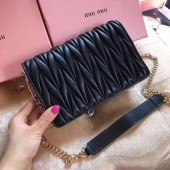 miumiu ミュウミュウ 新作 新入荷＆送料込 2WAY ショルダーハンドバッグ【ブラック】RN5069